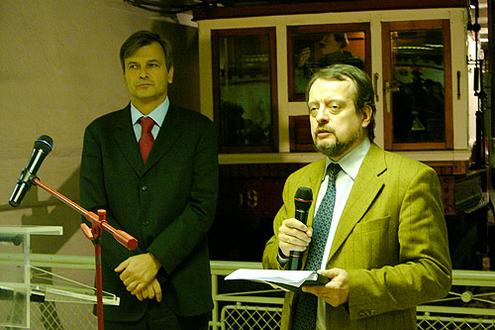Demszky G�bor �s Aba Botond
// Fot�: Index, BKV Rt. Kommunik�ci�s Oszt�ly, (c) 1999-2021 Index.hu