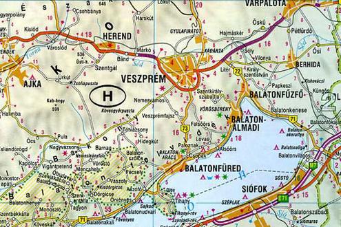 Veszpr�m k�rny�ke (K�z�p-Eur�pa aut�atlasza)
// Fot�: - -, (c) 1999-2021 Index.hu