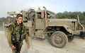Izraeli katon�k az Aita el-S�b falu mellett v�vott �tk�zet ut�n 