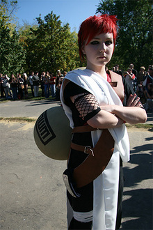 Gaara - azaz Judit (21) - a Naruto c. animbl
// Fot: Nagy Attila, (c) 1999-2024 Index.hu