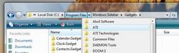 Visszamegy�nk a Program Files-ba