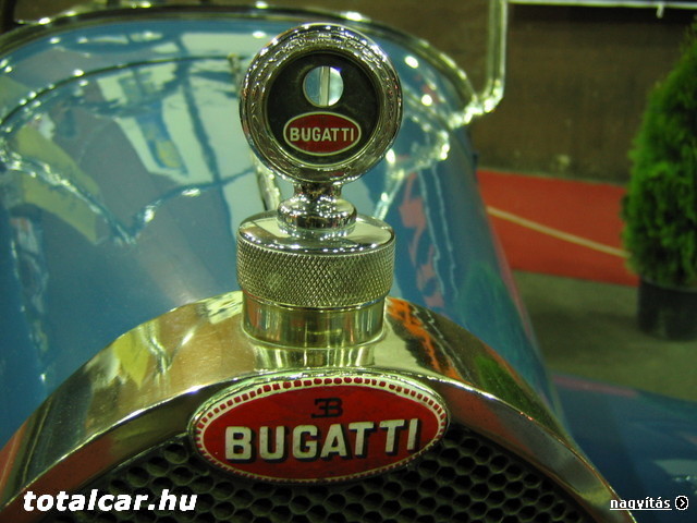 Egy 1924-es Bugatti Brescia orrdsze
