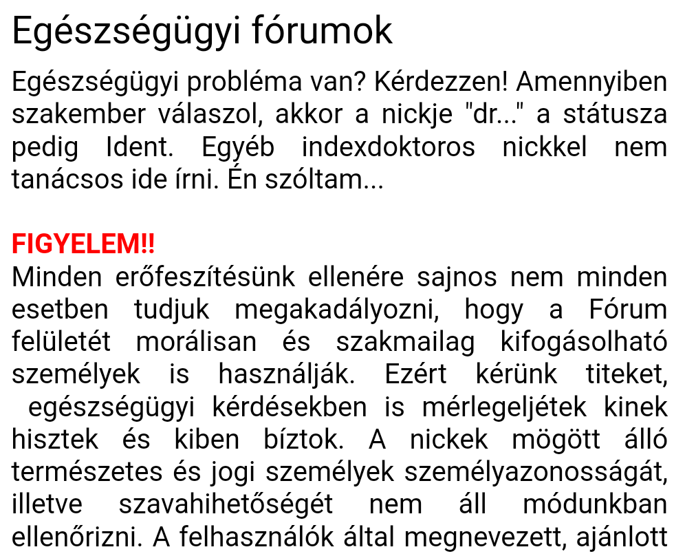 Agydaganat Vagy Amit Akartok Index Forum
