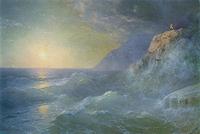 I. K. Aivazovsky: Napoleon St. Ilona szigetn (1897)