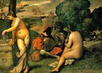 Giorgione: "Koncert a szabadban" 1508