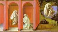 Fra Filippo Lippi. St. Benedict Orders St. Maurus to the Rescue of St. Placidus. c.1445