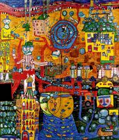 Hundertwasser-Mixed media /1994/