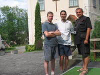 egy 700 km-t gyalogosan teljest zarndokkal