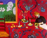 Henri Matisse: A desszert (Harmnia vrsben) 1908