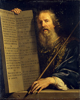 Philippe de Champaigne (1602-1674)  -  Moses with the Ten Commandments  (1648)