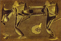 Max Ernst: Kicsit beteg a lovacska...; 1920