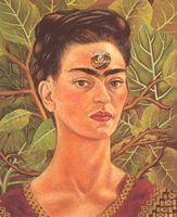 Frida Kahlo Thinking about Death    1943