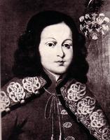 Ferk� �rfi 1684-es portr�ja, amikor 8 �vesen szaladg�lt a reg�ci v�r udvar�n