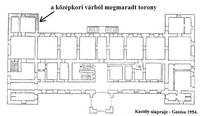 A kastly alaprajza