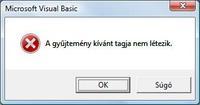VB hiba Wordben