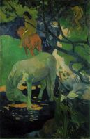 Paul Gauguin: The White Horse - 1898