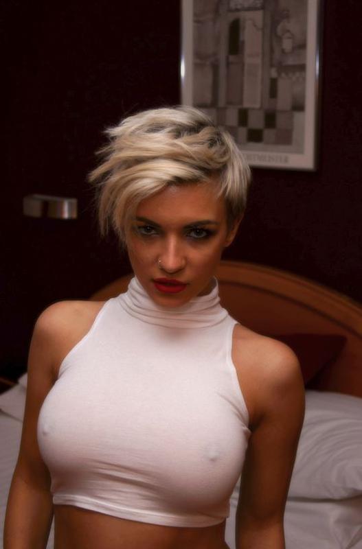 Short Hair Blonde Pornstar