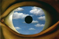 Ren Magritte: The False Mirror  (1928-29)