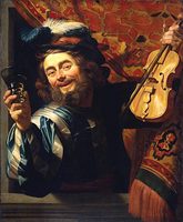 Gerrit van Honthorst (1590-1656) - The Merry Fiddler  (1623)