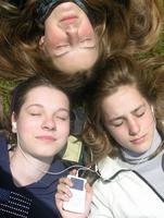 Kinga, Patti, Sabine s az ipod