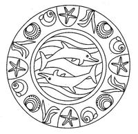 m�g egy delfines mandala :)