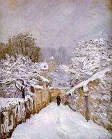 Alfred Sisley: Snow at Louveciennes, 1878, Muse d'Orsay
