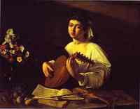 Caravaggio. The Lute-Player. c.1595-1596