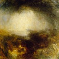 Joseph Mallord William Turner: The Evening of the Deluge (1843)