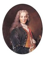 Nicolas de Largilliere: Voltaire portrja  (1728)