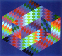 Victor Vasarely: AMBIGU-B; 1970