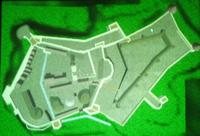 Az egri v�r fel�ln�zete 1568-ban