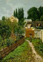 A. Sisley: Garden Path in Louveciennes, 1873