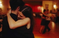 pablo vega_a couple tango in a loving embrace