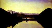 Jean-Baptiste-Camille Corot. The Lake of Piediluco, Umbria. 1826.