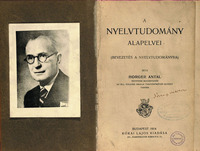 Horger Antal: A nyelvtudomny alapelvei