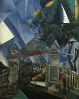 Marc Chagall - Cemetery gates