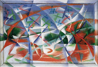 Giacomo Balla: Abstract speed + sound, 1913-14