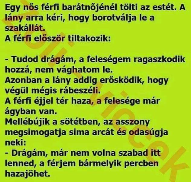 Hogy feleséged spricceljen