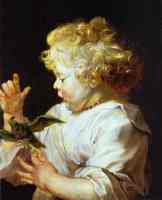 Peter Paul Rubens: Infant with a Bird (1625)