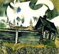 M.Chagall: The Gray House, 1917