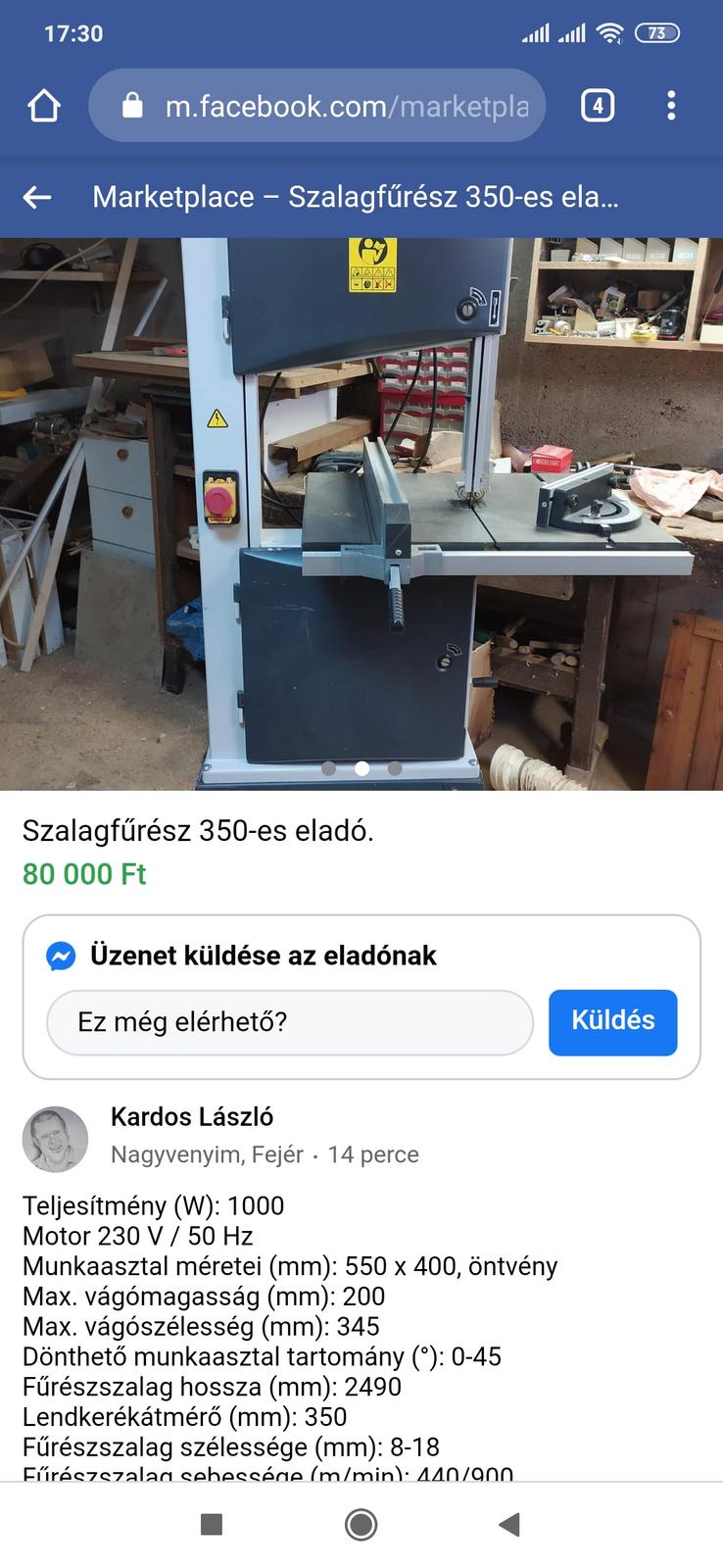 Image of Ferm BJM1001 product page on eBay