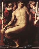 ROSSO FIORENTINO-Dead Christ with Angels(1525-26)