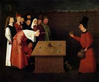 H. Bosch The Magician   1475-80