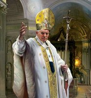Nelson Shanks: His Holiness Pope John Paul II  (The Vatican Museum)