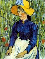 Van Gogh: N srga szalmakalapban, 1890
