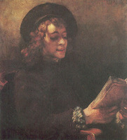 Rembrandt van Rijn: Titus Reading  (1657/1658)