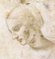 Leonardo da Vinci Vzlat a Madonna Litthoz   c. 1490