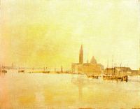 J.M.W.Turner: Velence, a San Giorgio della Dogana; 1819