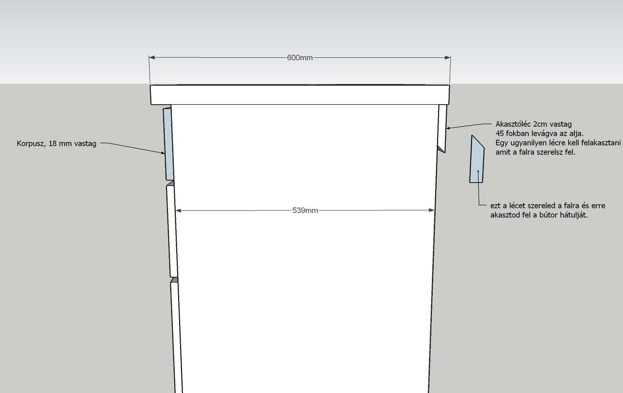 Hobbiasztalos Index Fórum Meghosszabbítható és összehajtható konyha IKEA
