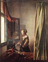 Vermeer Girl Reading a Letter at an Open Window   1657